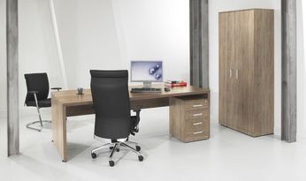 Directiebureau Robson Eiken 210x90cm